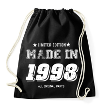 PRINTFASHION 1998 - Sportzsák, Tornazsák - Fekete tornazsák