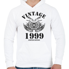 PRINTFASHION 1999 - Férfi kapucnis pulóver - Fehér