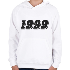 PRINTFASHION 1999 - Gyerek kapucnis pulóver - Fehér gyerek pulóver, kardigán