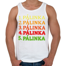 PRINTFASHION 1-5 Pálinka - Férfi atléta - Fehér