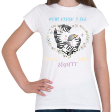 PRINTFASHION 1 éve együtt - Névvel, számmal - Női póló - Fehér női póló