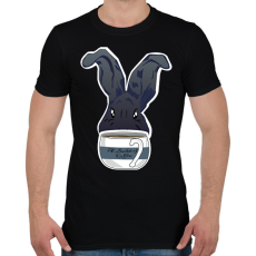 PRINTFASHION 1 vödör kávé - Férfi póló - Fekete