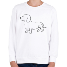 PRINTFASHION 1 vonalas tacsi fekete - Gyerek pulóver - Fehér gyerek pulóver, kardigán