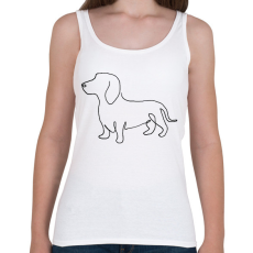 PRINTFASHION 1 vonalas tacsi fekete - Női atléta - Fehér