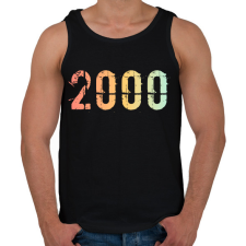 PRINTFASHION 2000 - Férfi atléta - Fekete atléta, trikó