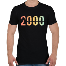 PRINTFASHION 2000 - Férfi póló - Fekete férfi póló