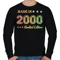 PRINTFASHION 2000 - Férfi pulóver - Fekete