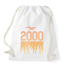 PRINTFASHION 2000 - Sportzsák, Tornazsák - Fehér tornazsák