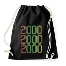 PRINTFASHION 2000 - Sportzsák, Tornazsák - Fekete tornazsák