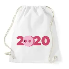 PRINTFASHION 2020 - Sportzsák, Tornazsák - Fehér tornazsák