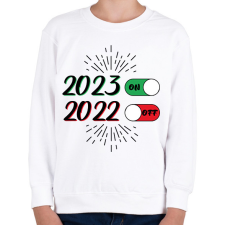 PRINTFASHION 2023 - ON - Gyerek pulóver - Fehér gyerek pulóver, kardigán