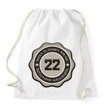 PRINTFASHION 22 - Sportzsák, Tornazsák - Fehér tornazsák