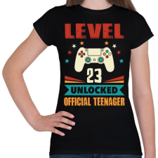 PRINTFASHION 23 éves gamer - Női póló - Fekete női póló