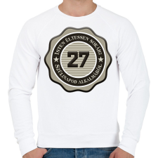 PRINTFASHION 27 - Férfi pulóver - Fehér férfi pulóver, kardigán