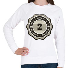 PRINTFASHION 2 - Női pulóver - Fehér női pulóver, kardigán