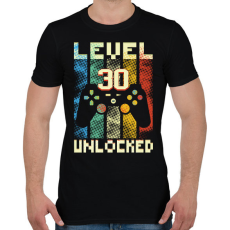 PRINTFASHION 30. születésnapi ajándék - Férfi póló - Fekete