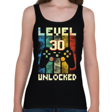 PRINTFASHION 30. születésnapi ajándék - Női atléta - Fekete