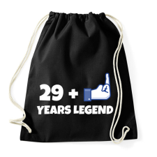 PRINTFASHION 30. SZÜLINAP - Sportzsák, Tornazsák - Fekete tornazsák