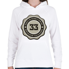 PRINTFASHION 33 - Női kapucnis pulóver - Fehér