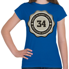 PRINTFASHION 34 - Női póló - Királykék női póló