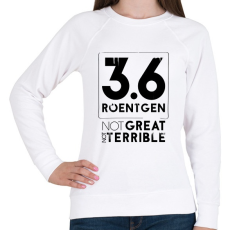 PRINTFASHION 3,6 Roentgen  - Női pulóver - Fehér