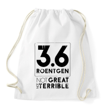 PRINTFASHION 3,6 Roentgen  - Sportzsák, Tornazsák - Fehér tornazsák