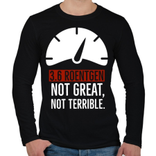 PRINTFASHION 3.6 röntgen - Férfi hosszú ujjú póló - Fekete férfi póló