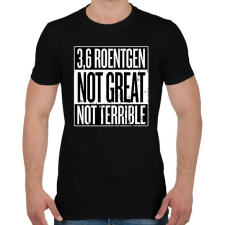 PRINTFASHION 3.6 röntgen sugárzás - Férfi póló - Fekete férfi póló