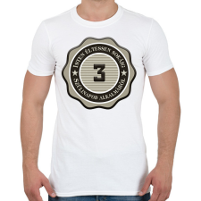 PRINTFASHION 3 - Férfi póló - Fehér férfi póló