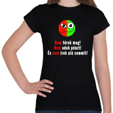 PRINTFASHION 3 nem minta - Női póló - Fekete