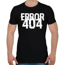 PRINTFASHION 404-es hiba - Férfi póló - Fekete férfi póló
