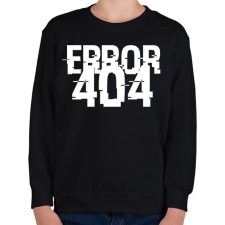 PRINTFASHION 404-es hiba - Gyerek pulóver - Fekete gyerek pulóver, kardigán