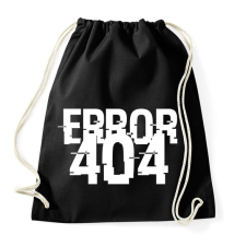 PRINTFASHION 404-es hiba - Sportzsák, Tornazsák - Fekete tornazsák