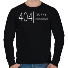 PRINTFASHION 404 not found - Férfi pulóver - Fekete férfi pulóver, kardigán