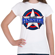 PRINTFASHION 42.2 KM FINISHER 2 - Női póló - Fehér