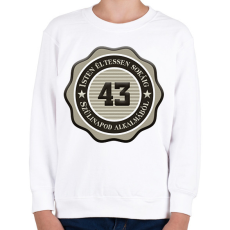 PRINTFASHION 43 - Gyerek pulóver - Fehér