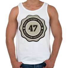 PRINTFASHION 47 - Férfi atléta - Fehér