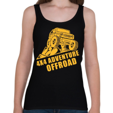 PRINTFASHION 4x4 offroad - Női atléta - Fekete