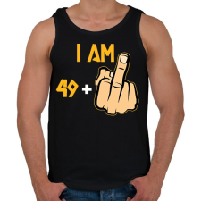 PRINTFASHION 50 éves (49+1) - Férfi atléta - Fekete atléta, trikó