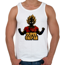 PRINTFASHION 52068 - Férfi atléta - Fehér atléta, trikó