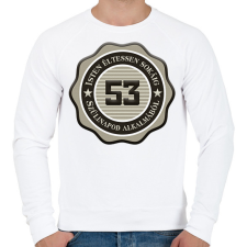 PRINTFASHION 53 - Férfi pulóver - Fehér férfi pulóver, kardigán