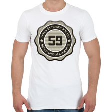 PRINTFASHION 59 - Férfi póló - Fehér férfi póló