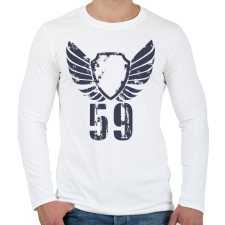 PRINTFASHION 59gbl.png - Férfi hosszú ujjú póló - Fehér férfi póló