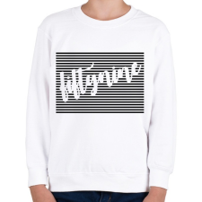PRINTFASHION 59rács-01.png - Gyerek pulóver - Fehér gyerek pulóver, kardigán