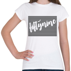 PRINTFASHION 59rács-01.png - Női póló - Fehér