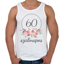 PRINTFASHION 60 éves szülinapos - Férfi atléta - Fehér atléta, trikó