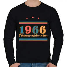 PRINTFASHION 60 Szülinap tökéletes 1966 - Férfi pulóver - Fekete