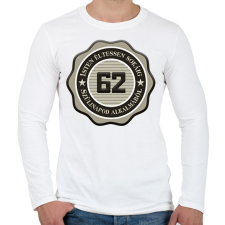 PRINTFASHION 62 - Férfi hosszú ujjú póló - Fehér férfi póló