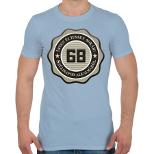 PRINTFASHION 68 - Férfi póló - Világoskék férfi póló