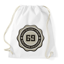 PRINTFASHION 69 - Sportzsák, Tornazsák - Fehér tornazsák